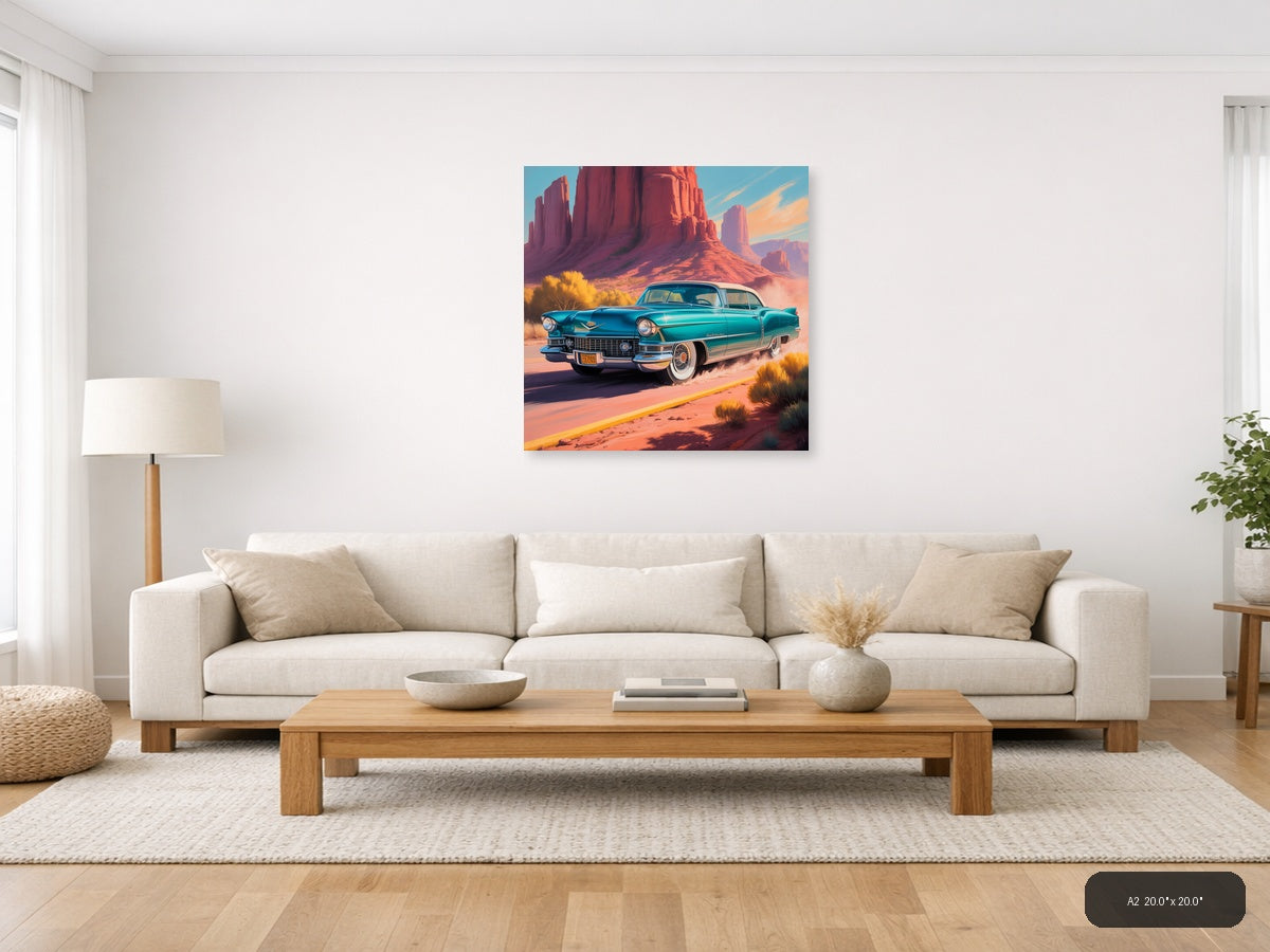 Healthcare Worker — Abstract (Square) Canvas Print | Abstract Wall Art | A4 A3 A2 A1 — A2 / Living Room