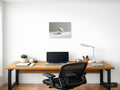 Minimalist White Sphere Shadow Wall Art — A4 / Office