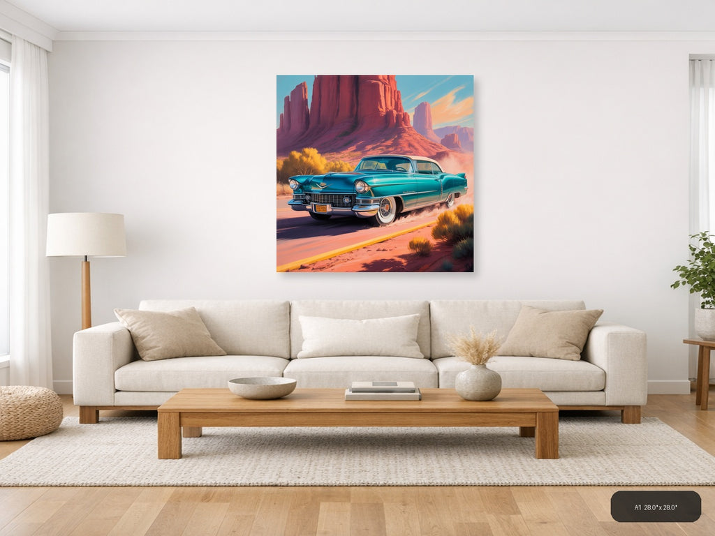 Healthcare Worker — Abstract (Square) Canvas Print | Abstract Wall Art | A4 A3 A2 A1 — A1 / Living Room