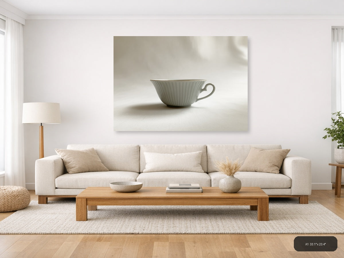 1940S — Minimalist (Landscape) Canvas Print | Minimalist Wall Art | A4 A3 A2 A1 — A1 / Living Room