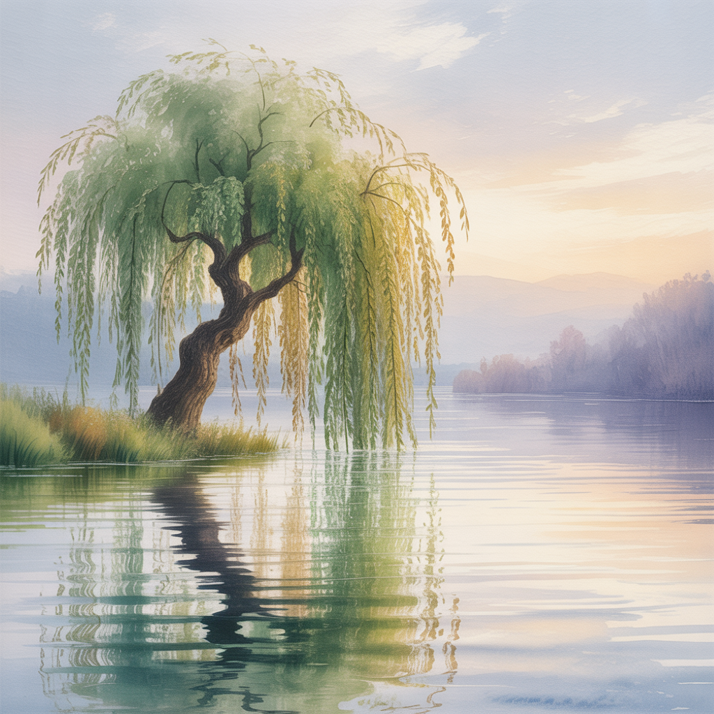 Mystical — Watercolor (Square) Canvas Print | Watercolor Wall Art | A4 A3 A2 A1