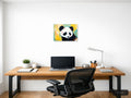 Abstract Panda Face Pop Art Modern Wall Art — A4 / Office