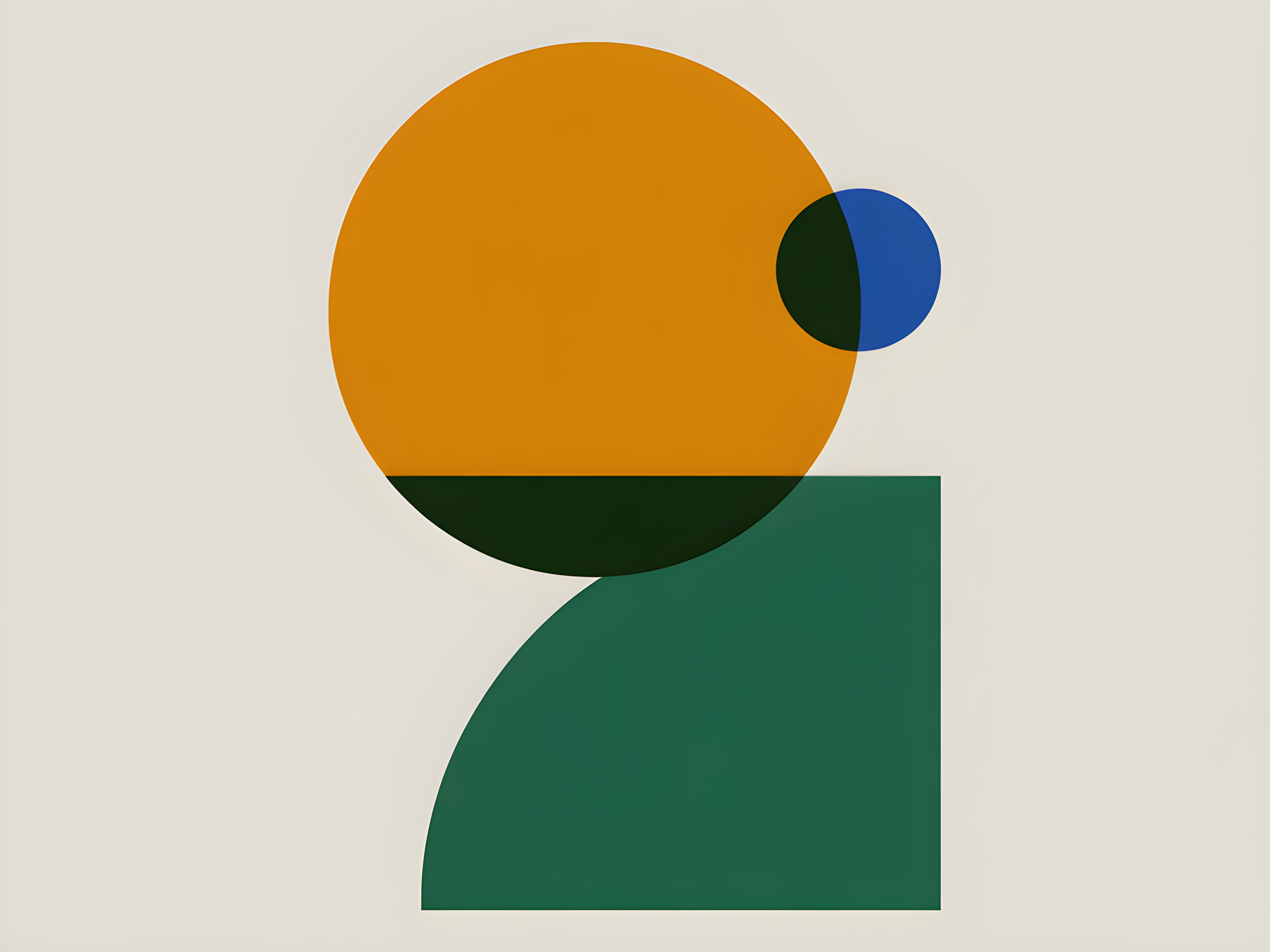 Minimalist Abstract Geometric Shapes Wall Art
