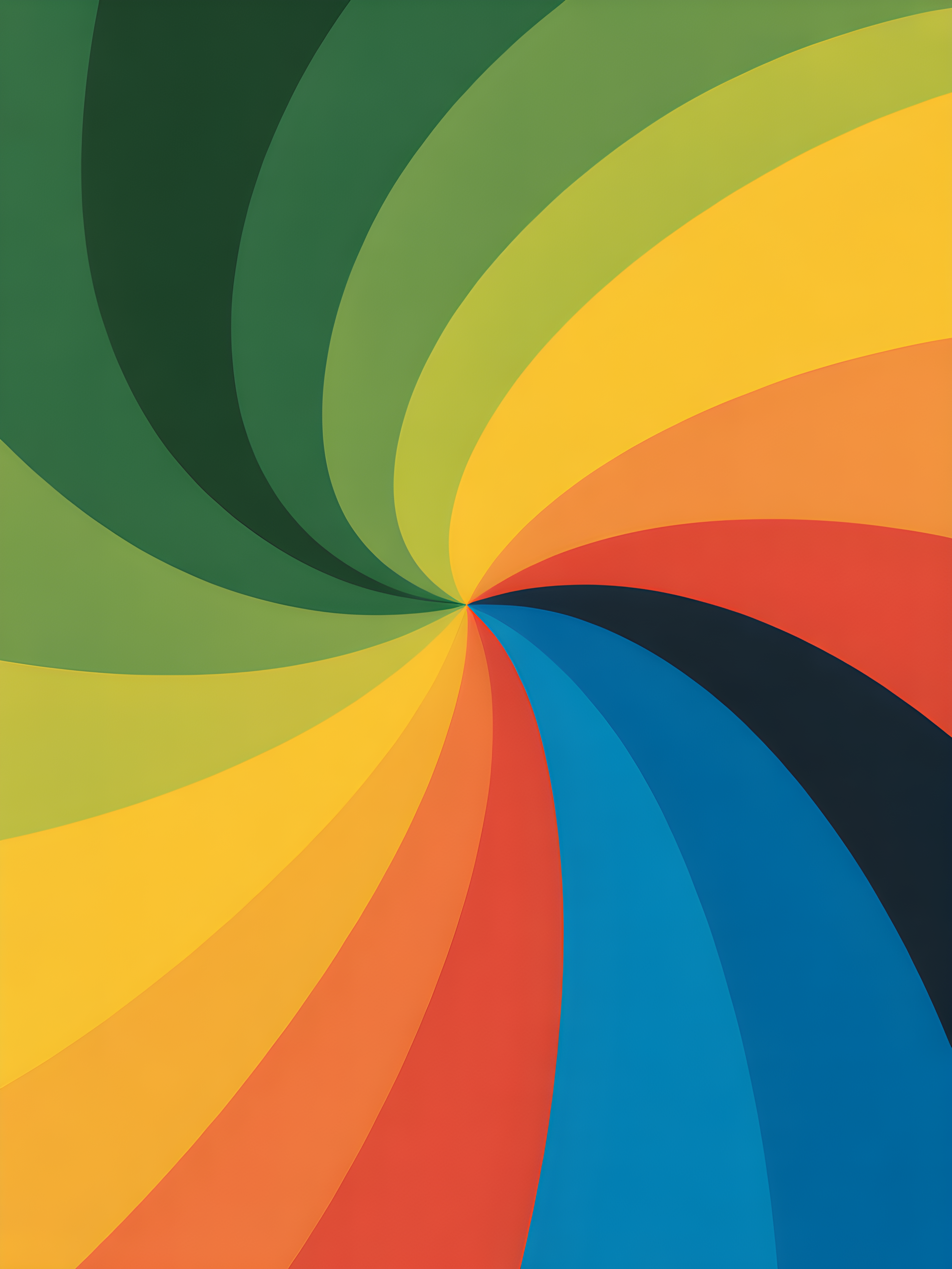 Colorful Spiral Rainbow Swirl Abstract Photography Wall Art