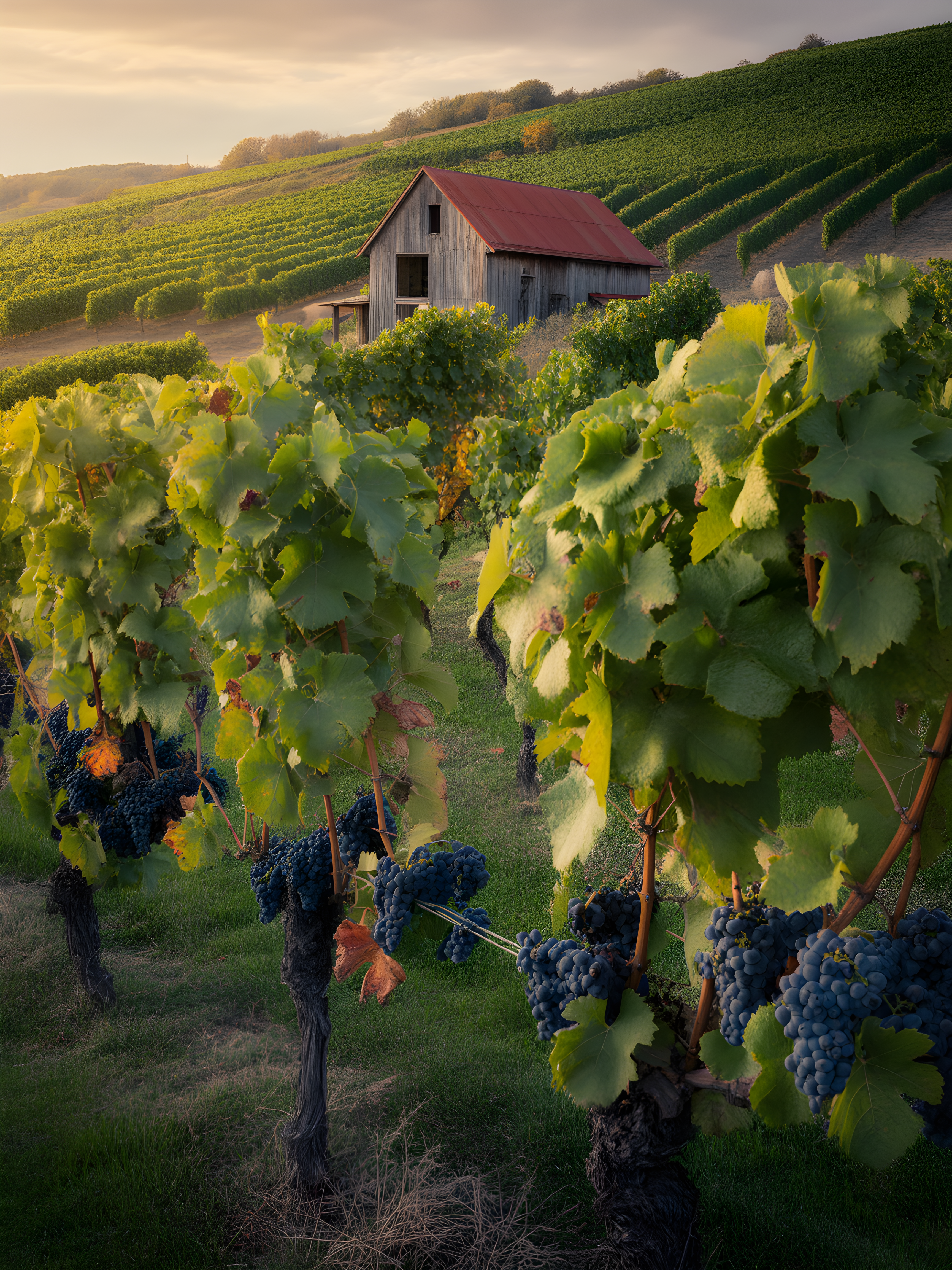 Vineyard Cottage Photography Portrait Wall Art