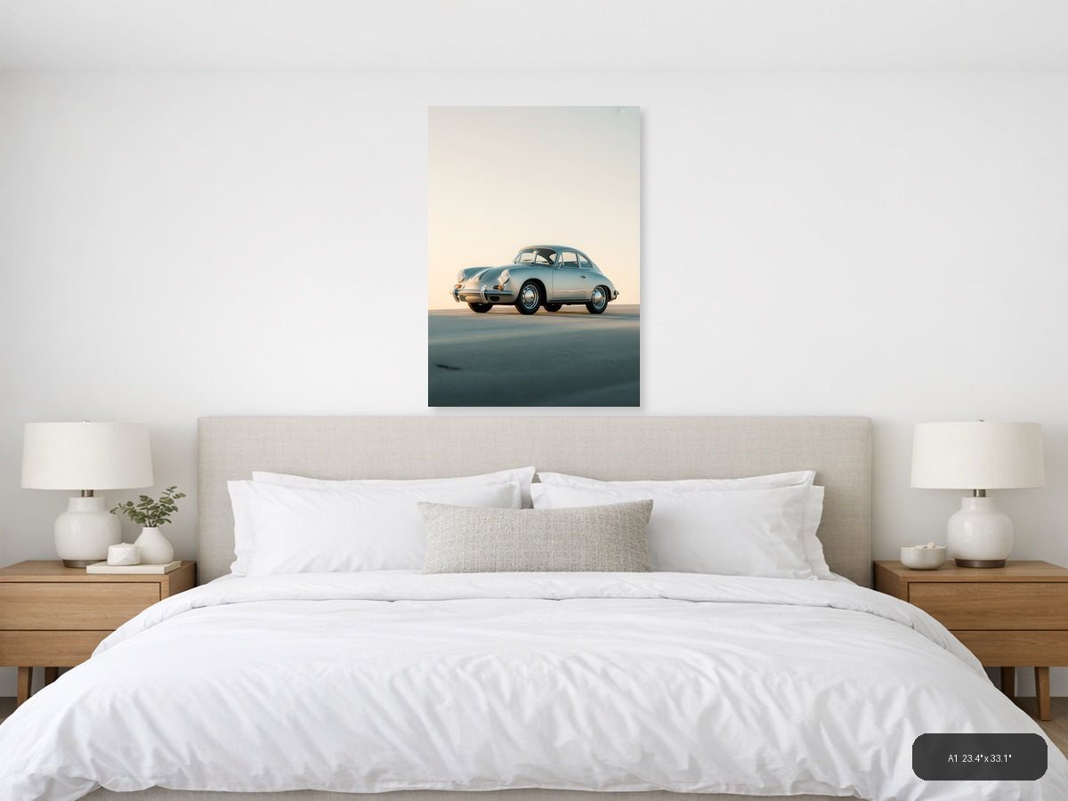 Dog Hair Dont Care — Minimalist (Portrait) Canvas Print | Minimalist Wall Art | A4 A3 A2 A1 — A1 (Bedroom)