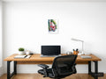 Santa Claus by Birch Tree Watercolor Wall Art — A4 / Office