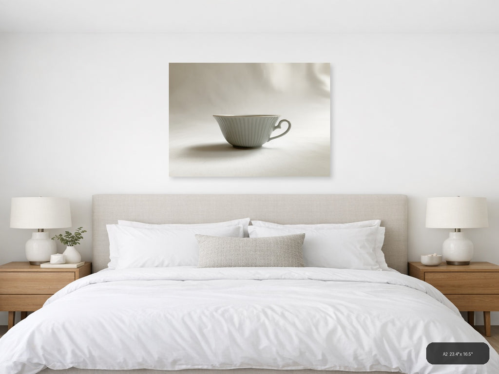 1940S — Minimalist (Landscape) Canvas Print | Minimalist Wall Art | A4 A3 A2 A1 — A2 / Bedroom