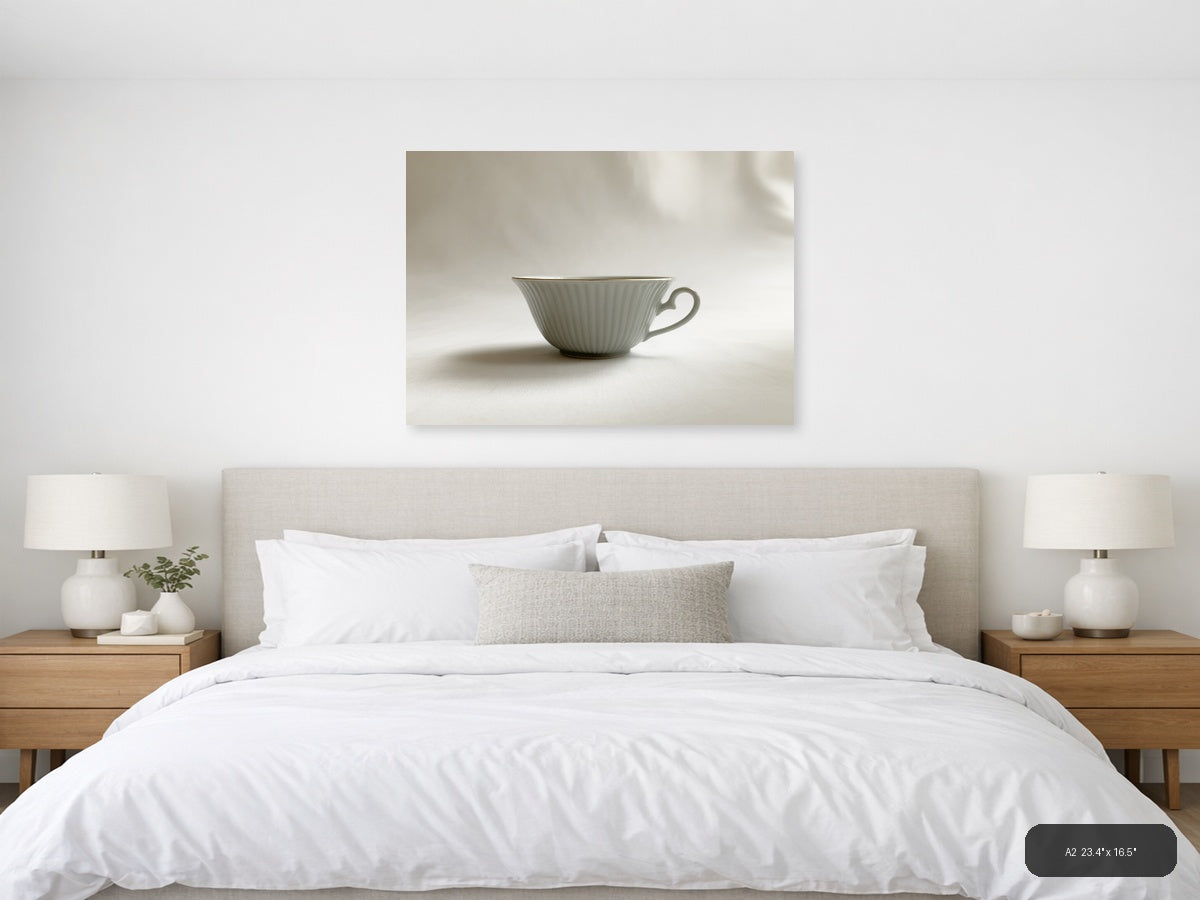 1940S — Minimalist (Landscape) Canvas Print | Minimalist Wall Art | A4 A3 A2 A1 — A2 / Bedroom
