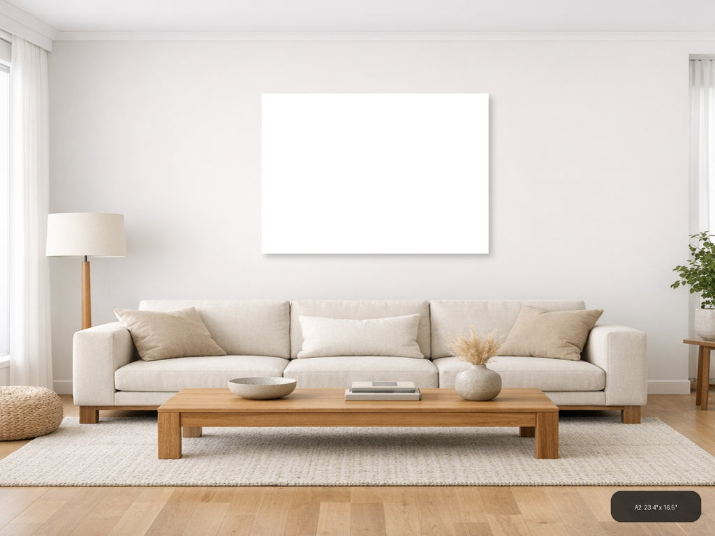 Minimalist Abstract Landscape Wall Art — A2 / Living Room