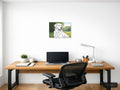 Golden Retriever Portrait Line Art Wall Art — A4 / Office