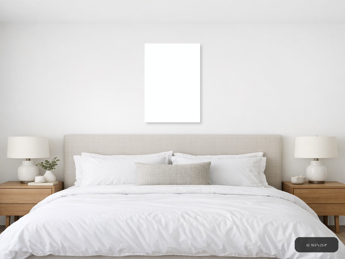 Minimalist Abstract Portrait Wall Art — A2 / Bedroom