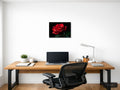 Red Rose on Black - Fine Art Photography Wall Art — A4 / Office