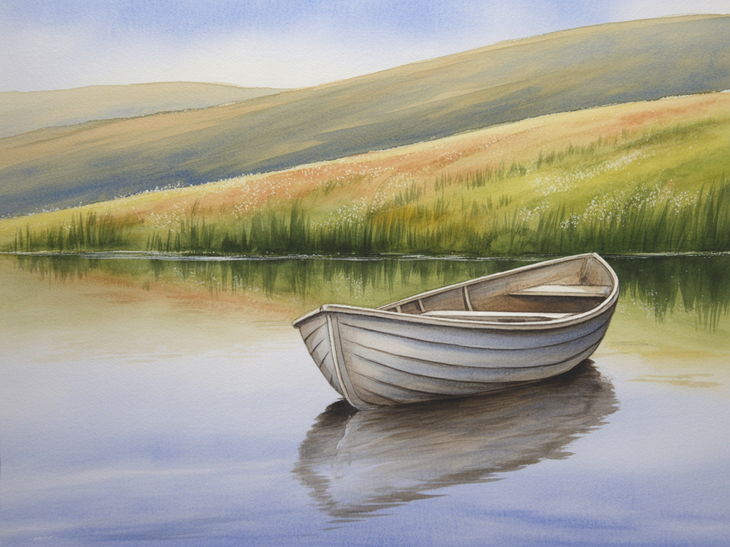 Rn — Watercolor (Landscape) Canvas Print | Watercolor Wall Art | A4 A3 A2 A1