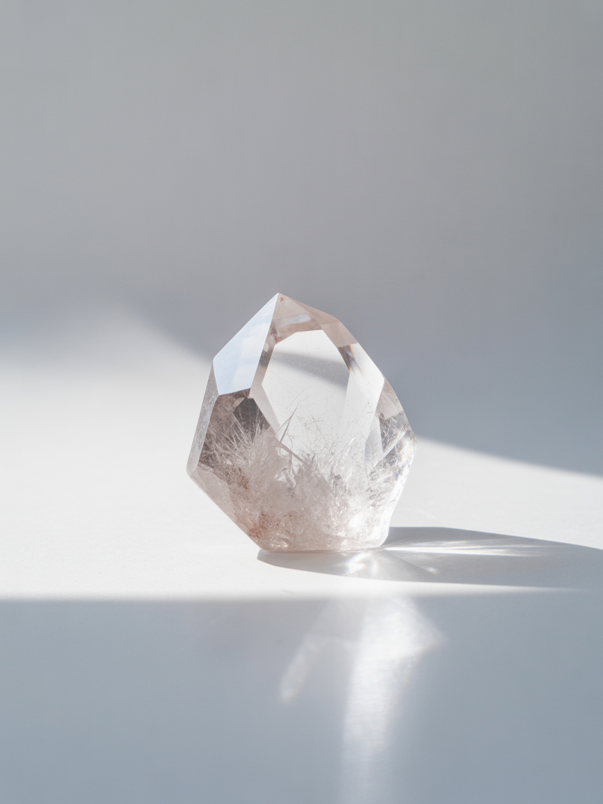 Crystal — Minimalist (Portrait) Canvas Print | Minimalist Wall Art | A4 A3 A2 A1