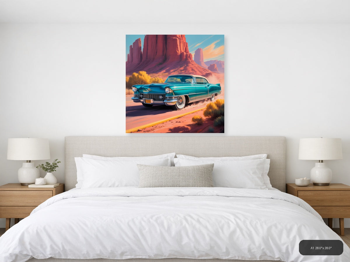 Healthcare Worker — Abstract (Square) Canvas Print | Abstract Wall Art | A4 A3 A2 A1 — A1 / Bedroom