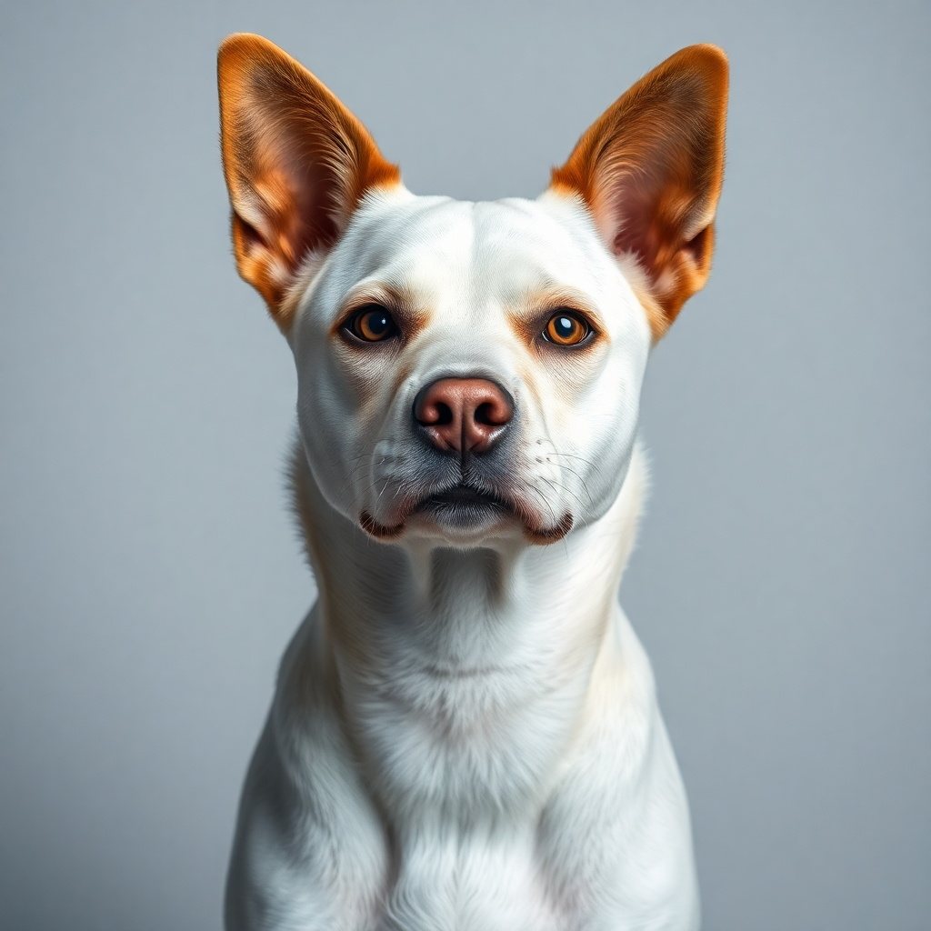 White & Brown Chihuahua Portrait Photography Wall Art