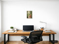Vintage Asian Woman Pouring Tea in Garden Wall Art — A4 / Office