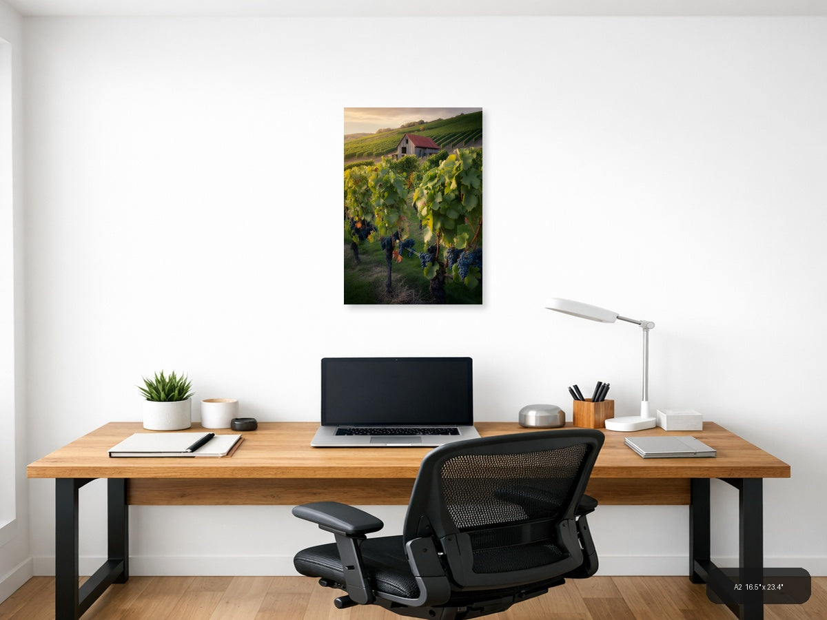 Vineyard Cottage Photography Portrait Wall Art — A2 / Office
