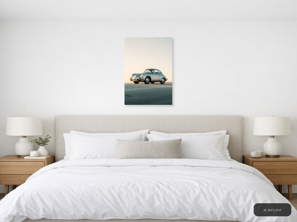 Dog Hair Dont Care — Minimalist (Portrait) Canvas Print | Minimalist Wall Art | A4 A3 A2 A1 — A2 (Bedroom)
