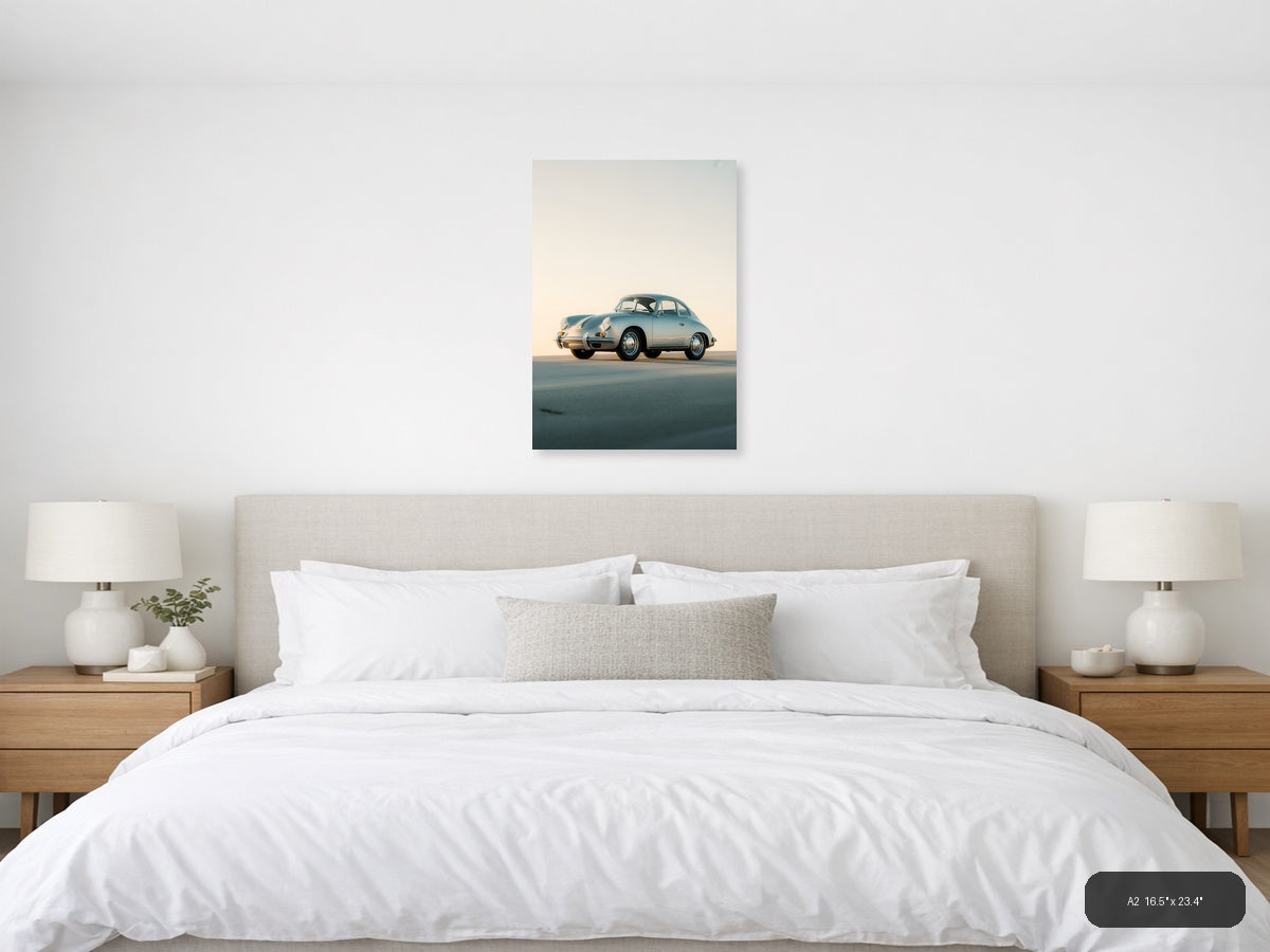 Dog Hair Dont Care — Minimalist (Portrait) Canvas Print | Minimalist Wall Art | A4 A3 A2 A1 — A2 (Bedroom)