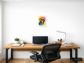 Choose Joy Watercolor Circles Motivational Wall Art — A4 / Office