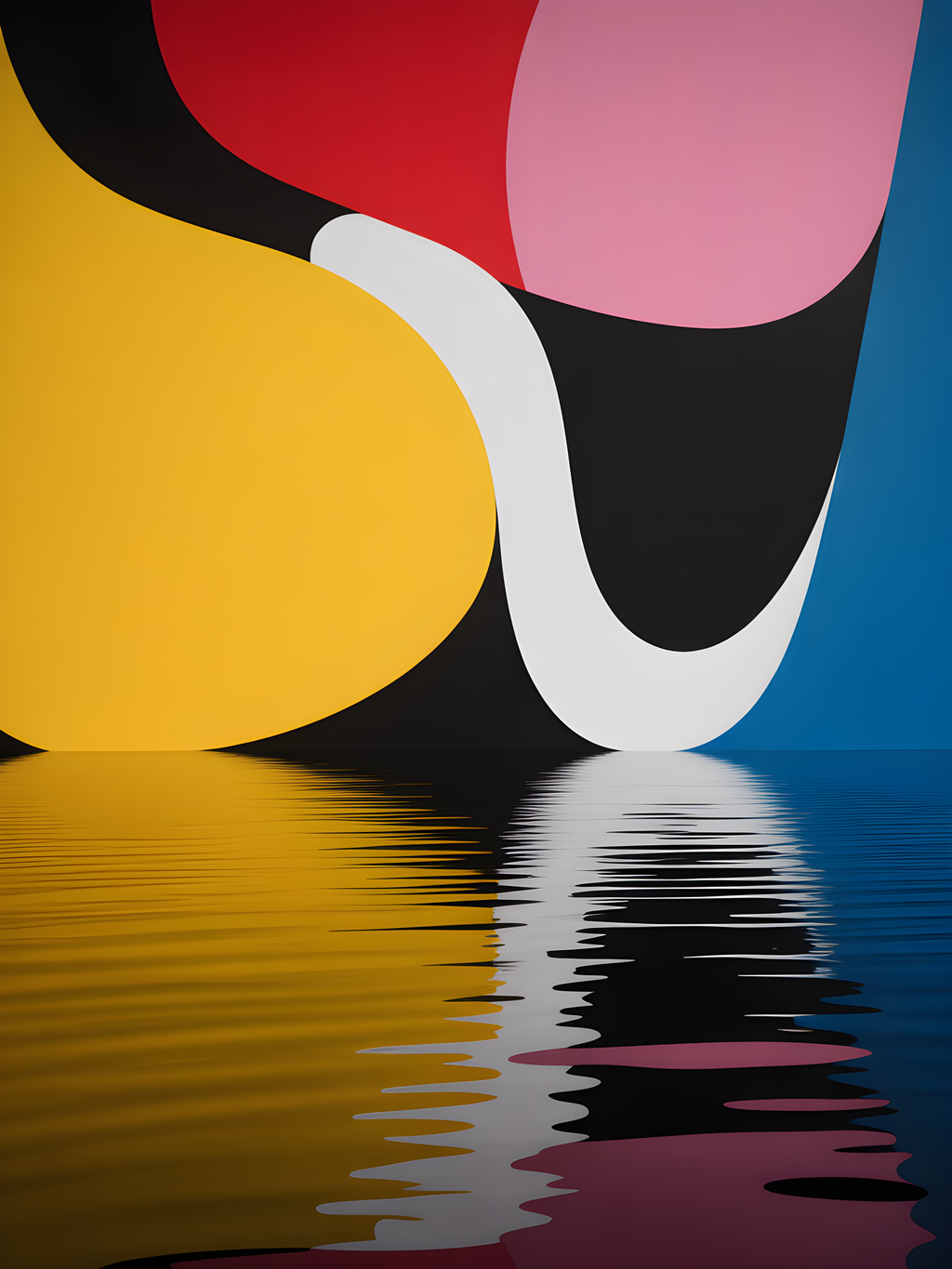 Abstract Geometric Shapes Photography Colorful Wall Art