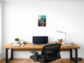 Follow Your Dreams Mountain Typography Wall Art — A4 / Office
