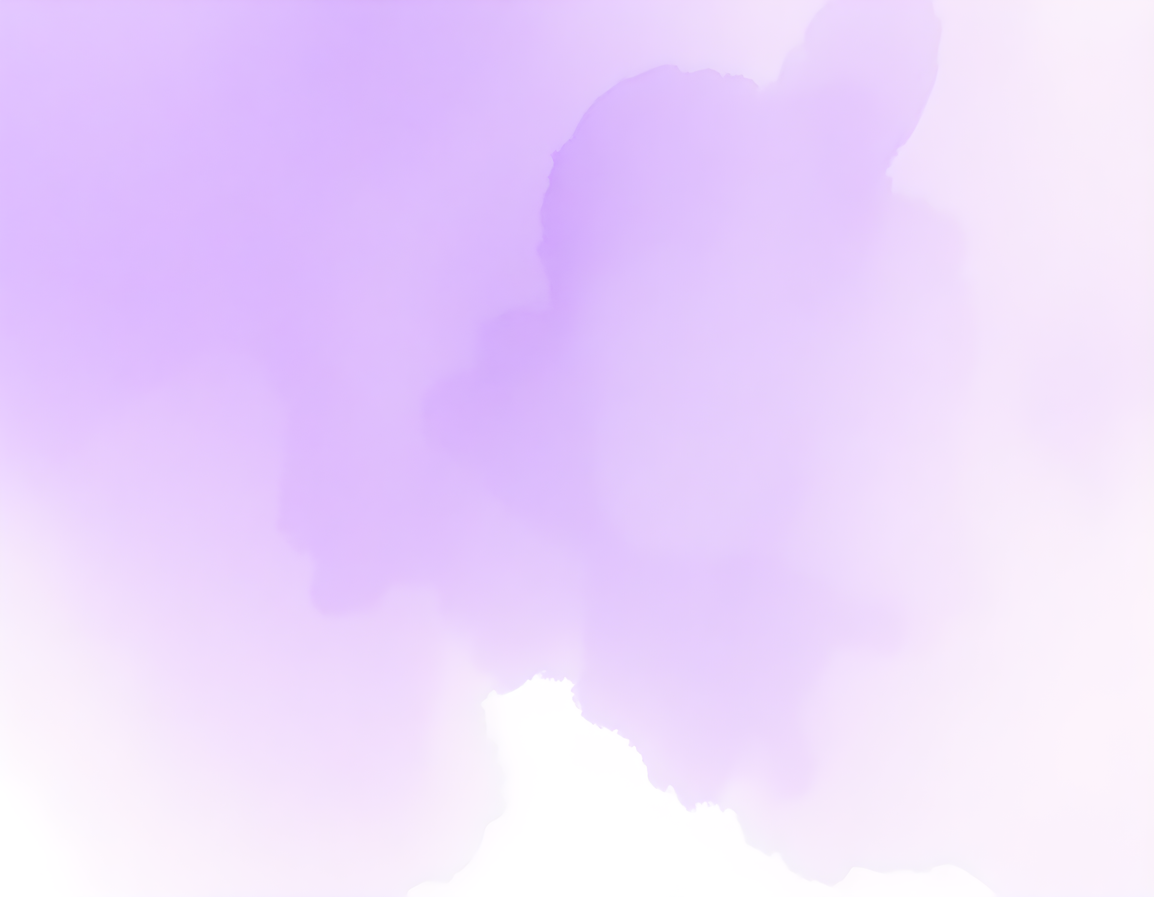 Purple Misty Mountain Watercolor Landscape Wall Art