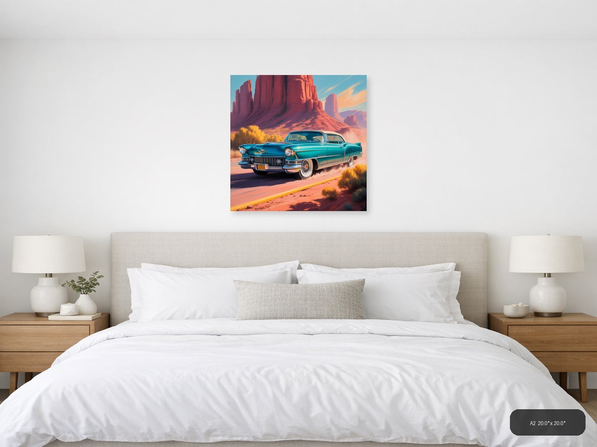 Healthcare Worker — Abstract (Square) Canvas Print | Abstract Wall Art | A4 A3 A2 A1 — A2 / Bedroom