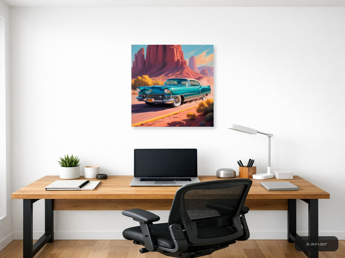 Healthcare Worker — Abstract (Square) Canvas Print | Abstract Wall Art | A4 A3 A2 A1 — A2 / Office