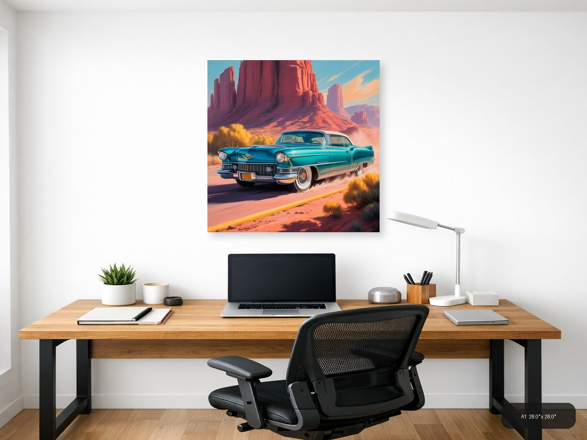 Healthcare Worker — Abstract (Square) Canvas Print | Abstract Wall Art | A4 A3 A2 A1 — A1 / Office