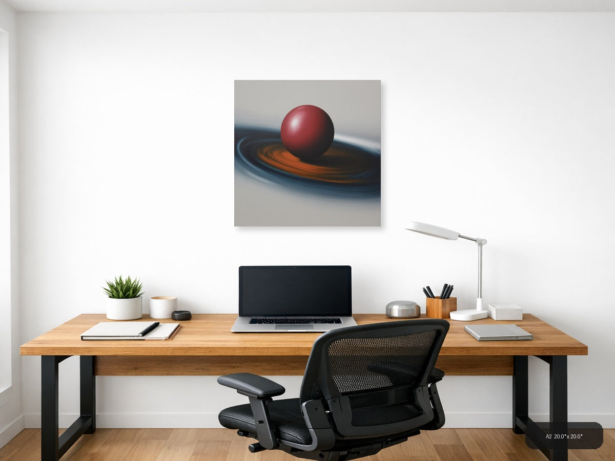 Simple — Abstract (Square) Canvas Print | Abstract Wall Art | A4 A3 A2 A1 — A2 / Office