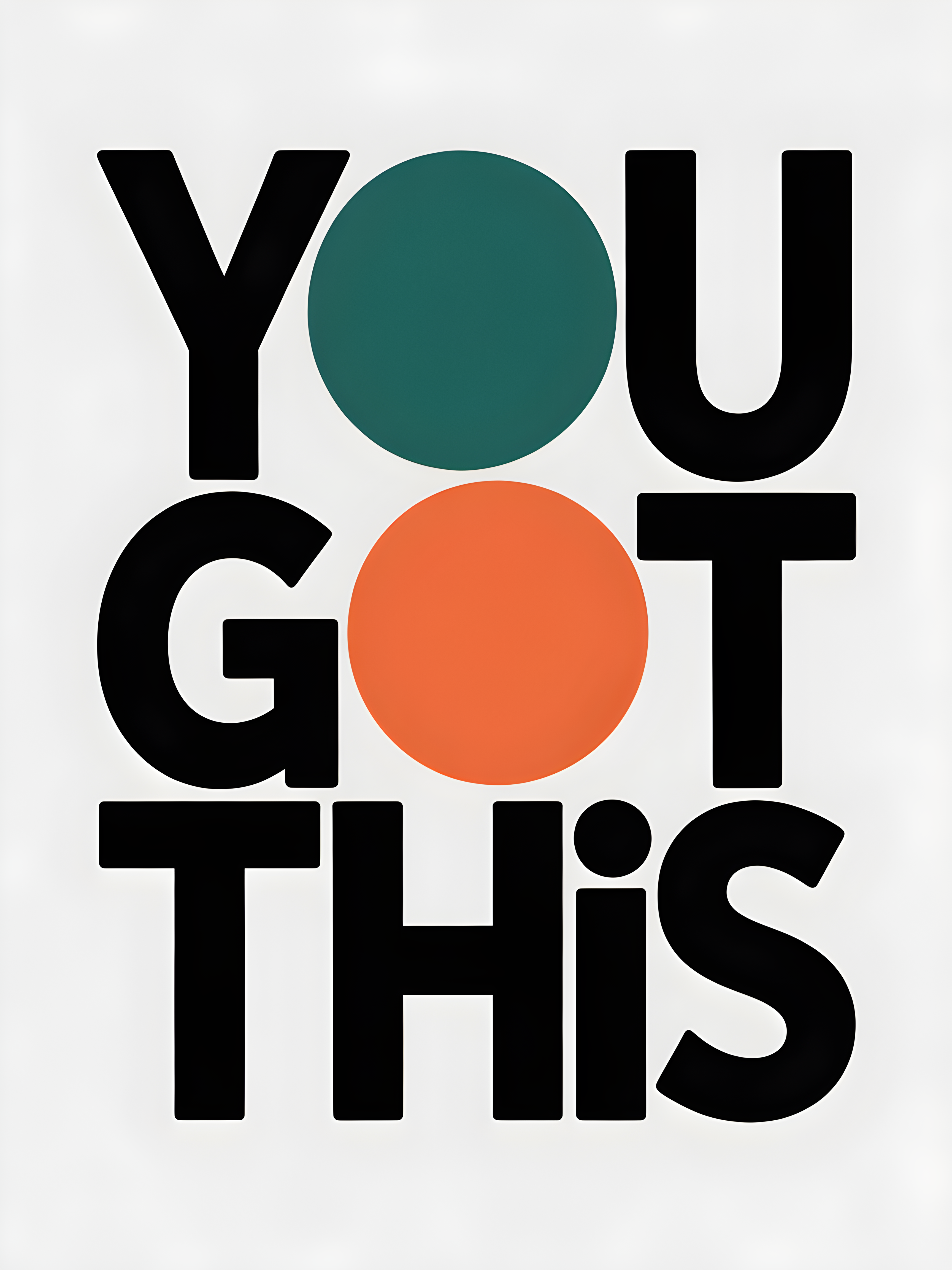 You Got This Minimalist Motivational Wall Art Print