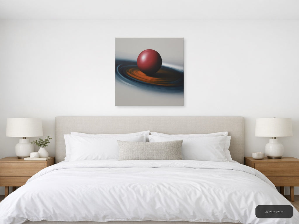Simple — Abstract (Square) Canvas Print | Abstract Wall Art | A4 A3 A2 A1 — A2 / Bedroom