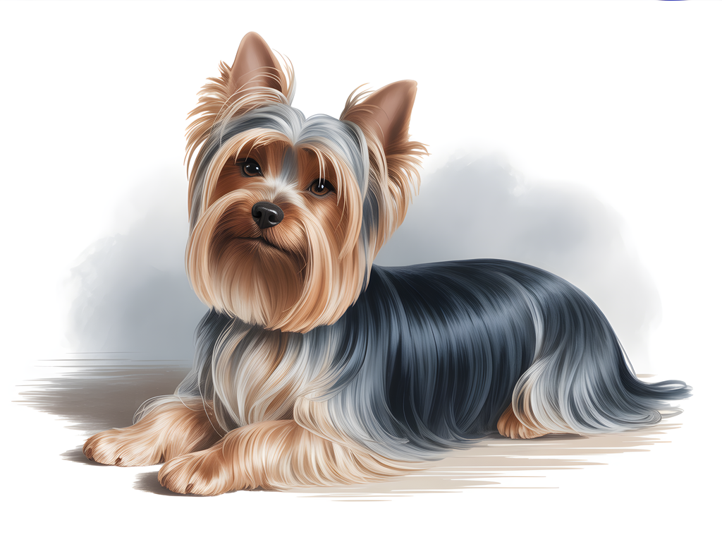 Shih Tzu Puppy Portrait Minimalist Wall Art