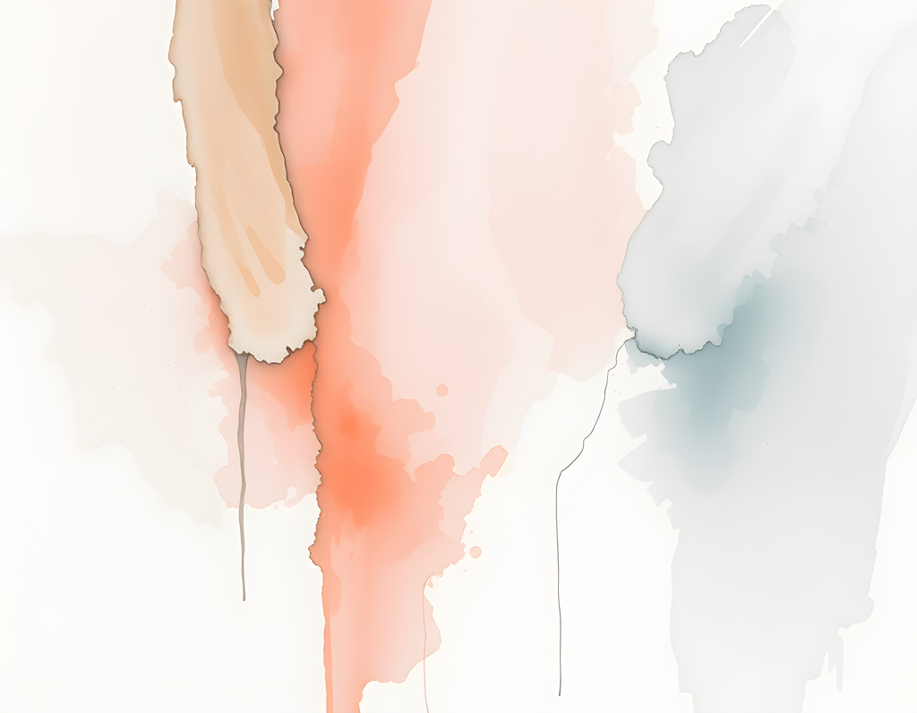 Abstract Watercolor Map Landscape Wall Art